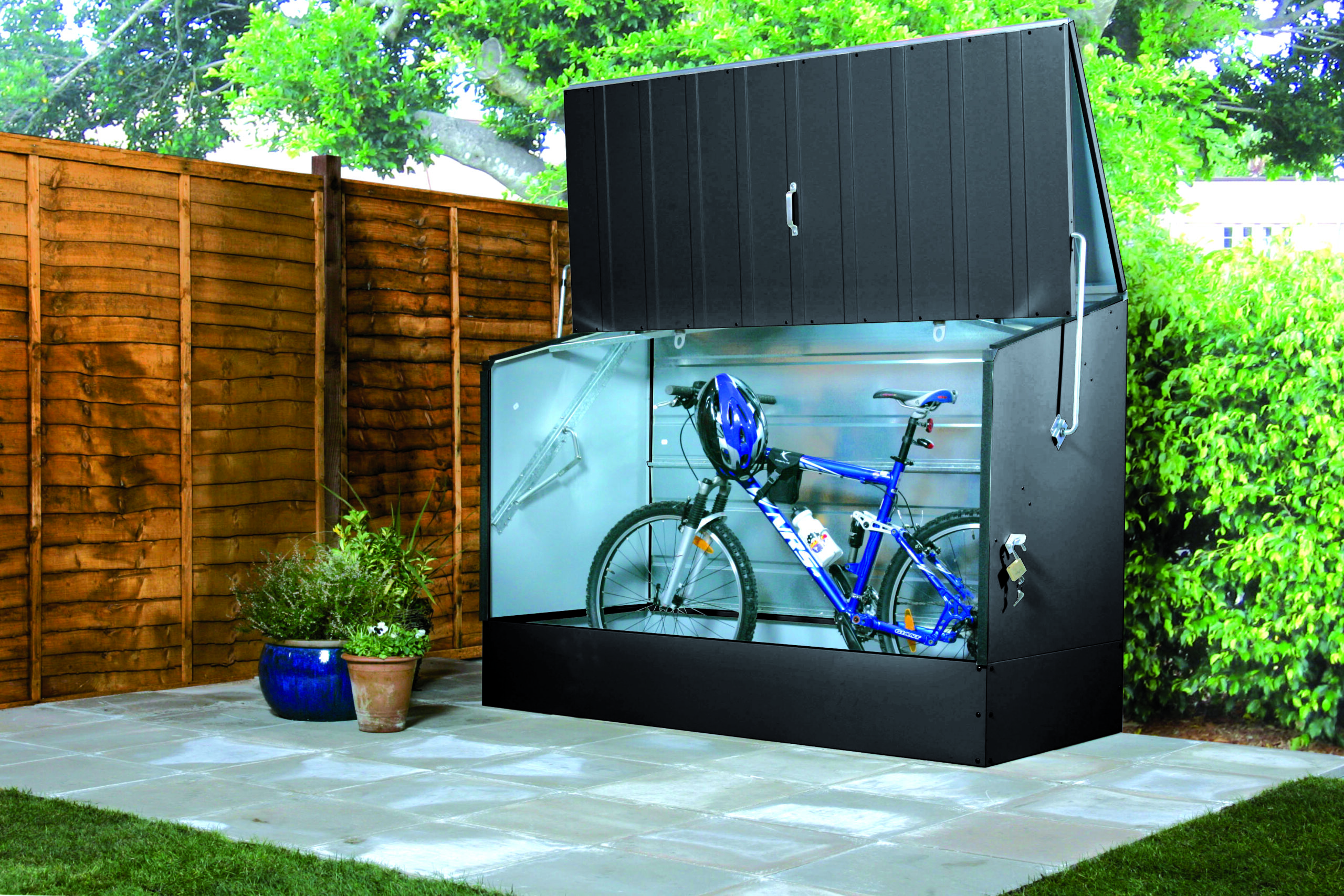 كريم  سخي صراع إخفاء  Box per biciclette mod. Bicycle Store Grigio Antracite | Spazio Verde Shop