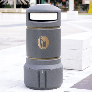 cestino per esterni arredo urbano mod. Mini Plaza